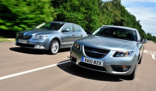 SAAB 9-5 and Skoda Superb