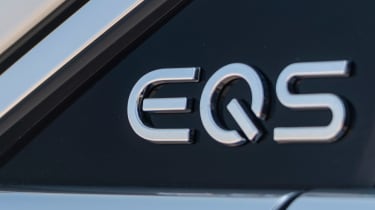Mercedes EQS SUV - EQS badge
