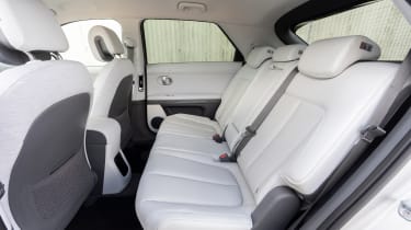 Toyota bZ4X vs Volkswagen ID.4 vs Hyundai Ioniq 5: Hyundai Ioniq 5 rear seats