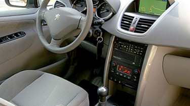 Peugeot 207 five-door interior