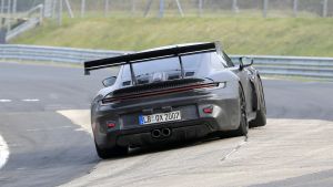 Porsche 911 GT3 RS spy 2021 - rear
