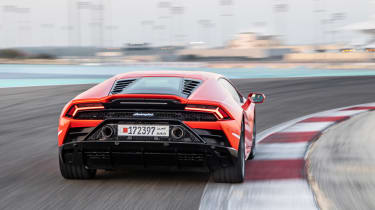 Lamborghini Huracan Evo - full rear track