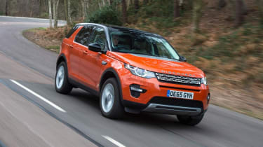 Used Land Rover Discovery Sport - front tracking