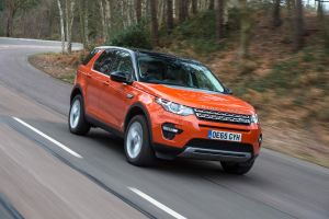 Used Land Rover Discovery Sport - front tracking