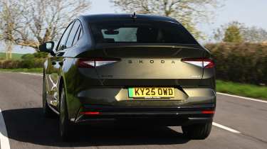 Skoda Enyaq Coupe - rear tracking