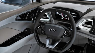 Audi Q4 e-tron concept - steering wheel