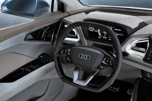 Audi Q4 e-tron concept - steering wheel