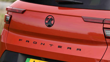 Vauxhall Frontera Electric - tailgate badge