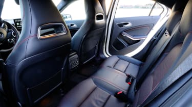 Mercedes A-Class rear seats