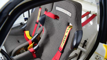 Audi Quattro Rally car - seats