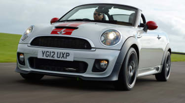 MINI JCW Roadster front tracking