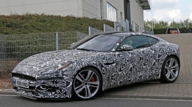 Jaguar F-Type Coupe 4cyl spy shot - front quarter