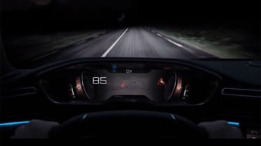 Peugeot 508 leaked - night vision