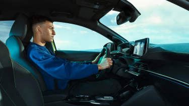 Peugeot 208 driving