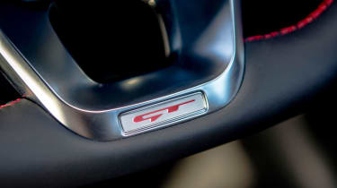Kia Ceed GT - steering wheel detail