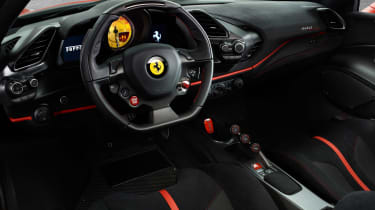 New Ferrari 488 Pista - dash