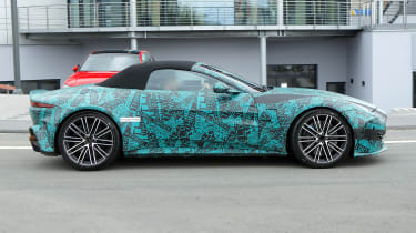 2024 Aston Martin Vantage Roadster (camouflaged) - side