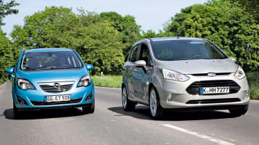 Ford B-MAX vs Vauxhall Meriva - Pictures  Auto Express
