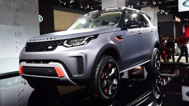 Extreme 518bhp Land Rover Discovery SVX shown at the 