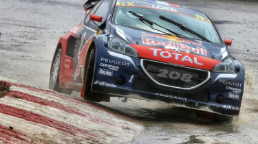Peugeot Sport - Sebastian Loeb front cornering