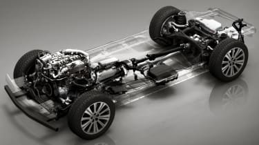 Mazda CX-60 - drivetrain rendering