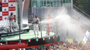 Italian Grand Prix podium