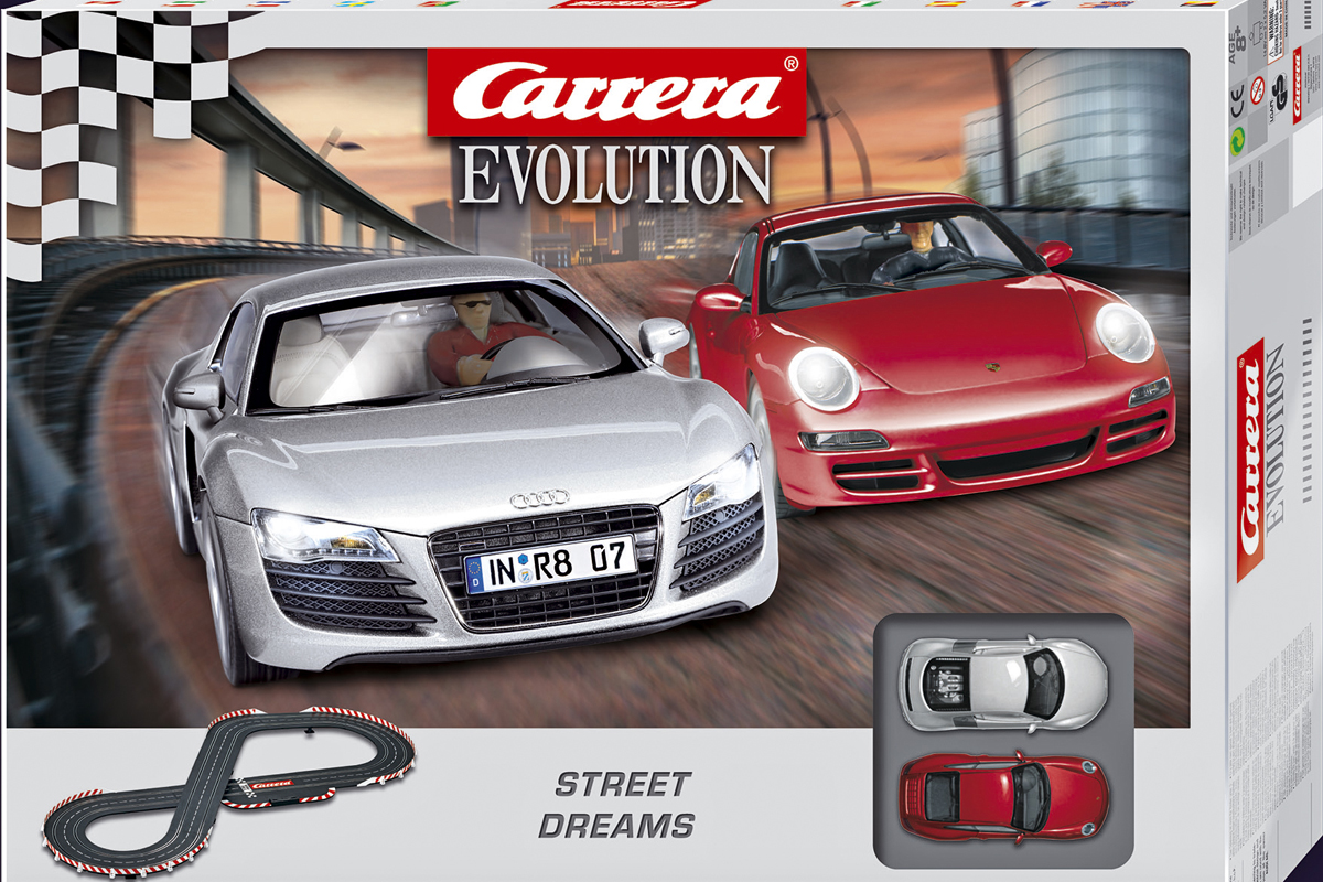 carrera evolution slot car set