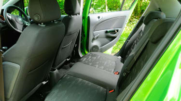 Vauxhall Corsa rear seats