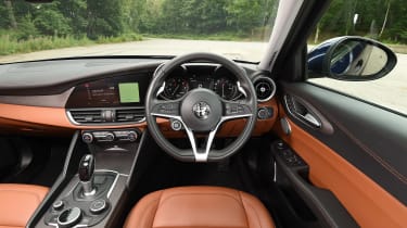 Alfa Romeo Giulia long term test - first report dash