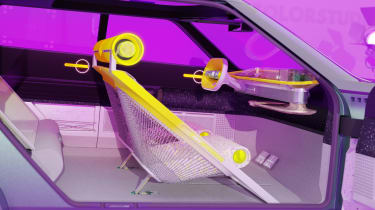 Fiat concept city car - interior