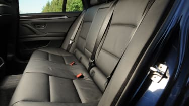 BMW 520d Touring M Sport rear seats