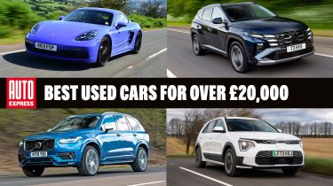 Best used cars for over £20,000 - header image