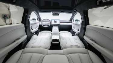 Xpeng P7+ - interior (all seats down)