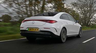 New Mercedes CLA being tested in the UK - rear tracking 