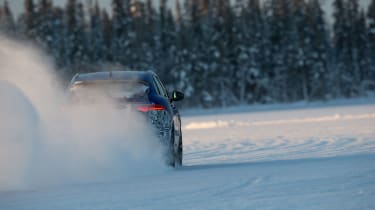 Jaguar F-Pace prototype - drifting