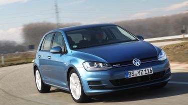 Volkswagen Golf BlueMotion front cornering