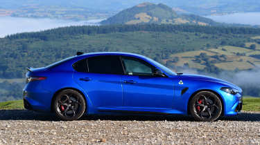 Alfa Romeo Giulia Quadrifoglio - side static