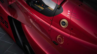 Mazda RT24-P racing car - side detail