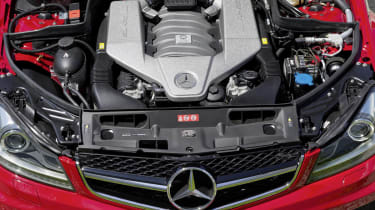 Mercedes C63 AMG Black Series engine