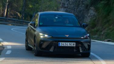 New Cupra Leon VZ - front cornering