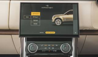 Range Rover - ride-height adjustment controls