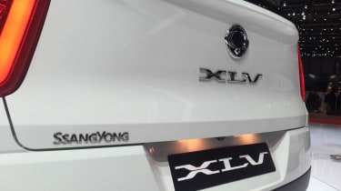 SsangYong Tivoli XLV - Geneva show badge detail