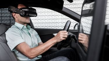 Audi Virtual Training Car man