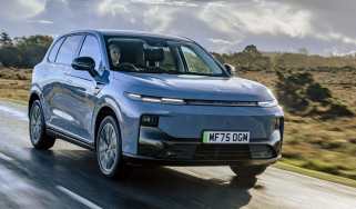 Leapmotor B10 on UK roads - front tracking 