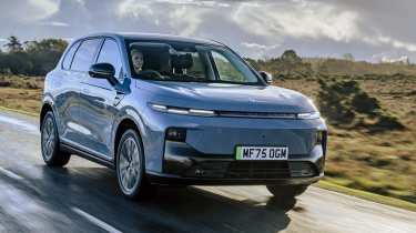 Leapmotor B10 on UK roads - front tracking 
