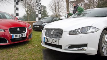 Jaguar XF at Goodwood