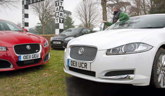 Jaguar XF at Goodwood