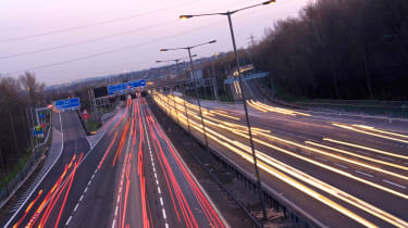 M6 motorway traffic lights