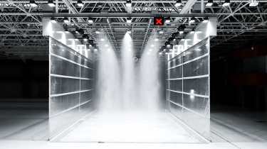 Geely safety testing centre - snow and ice simulator