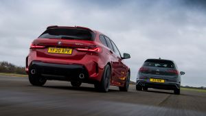 VW Golf GTD vs BMW 120d - rear